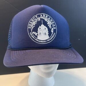 Vintage - Navy Blue Searcy Arkansas Trucker Hat